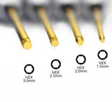 Allen/hex screwdriver RC set (1.5,2.0,2.5,3.0mm)