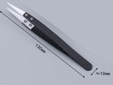 Tweezers with ceramic tip