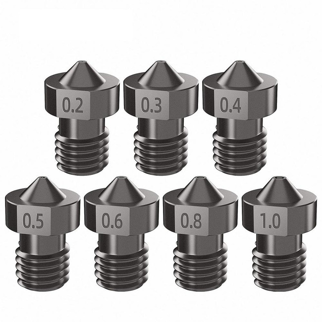 Nozzle V6, hardened steel