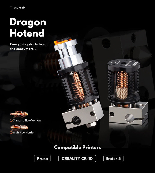 Dragon Hotend, TriangleLab