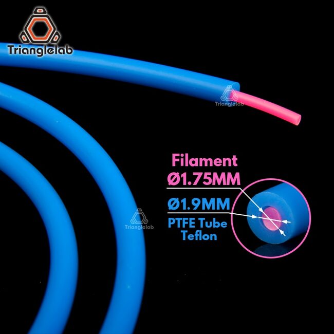 PTFE cevka 1m (različne barve), TriangleLab