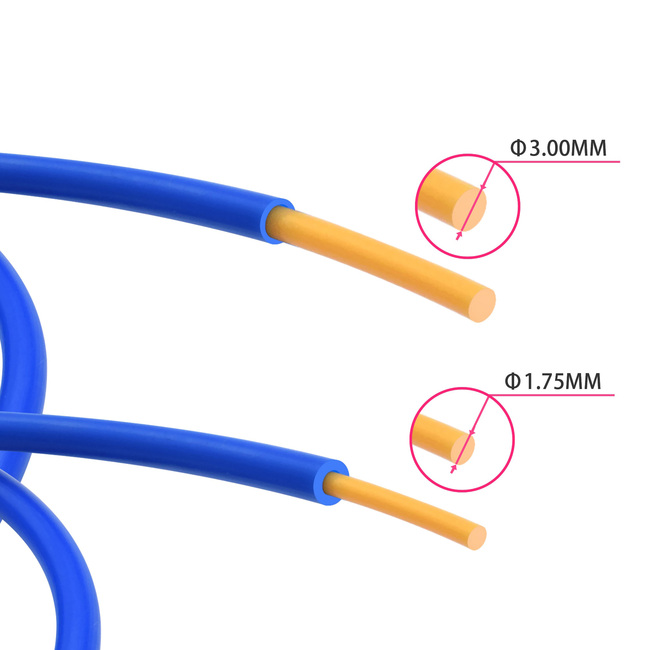 PTFE cevka, modra, na meter