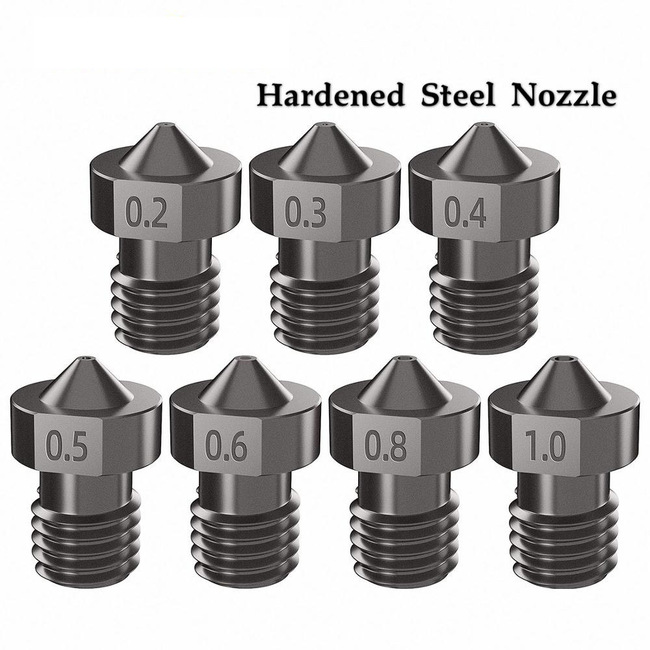 Nozzle V6, hardened steel