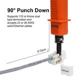 RJ45 LAN konektor CAT6 Keystone Jack