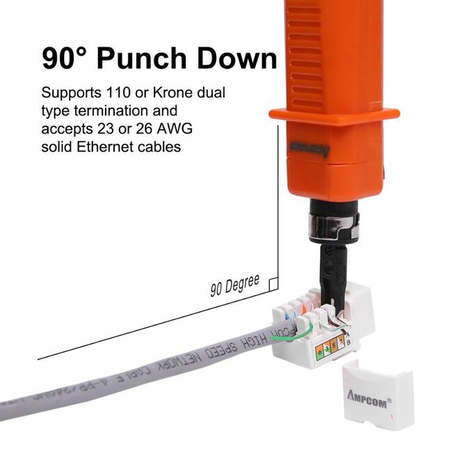 RJ45 LAN konektor CAT6 Keystone Jack