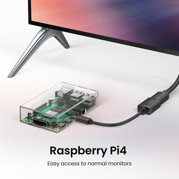 MicroHDMI moški - HDMI ženski adapter