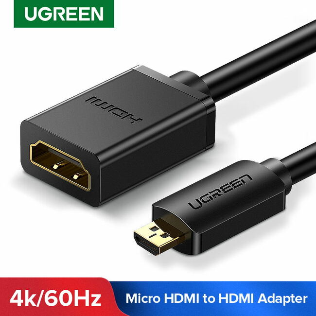 MicroHDMI male - HDMI female adapter