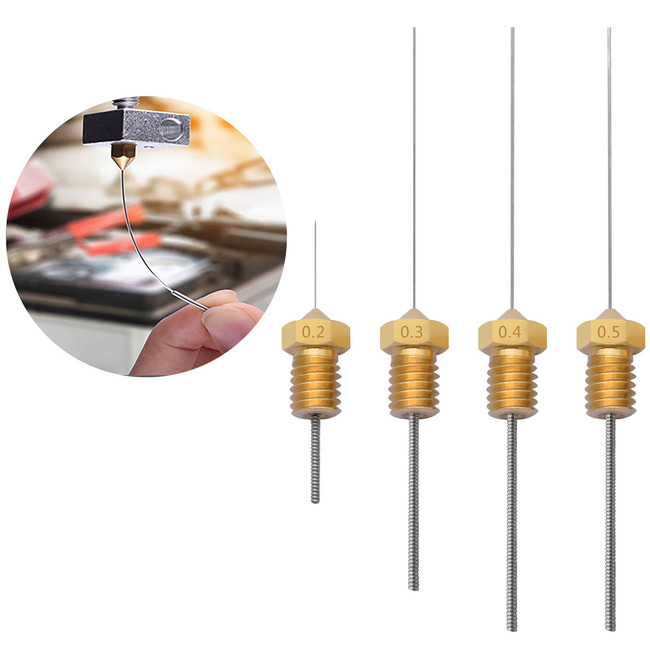 Nozzle cleaning needles for nozzle (10 pcs)