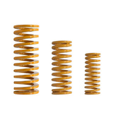 Yellow bed springs, 5/10/25mm (4 pcs)