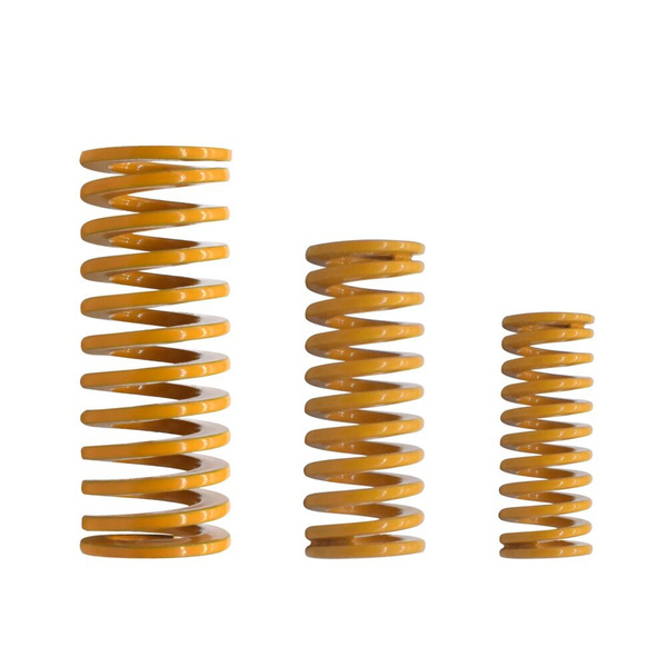 Yellow bed springs, 5/10/25mm (4 pcs)