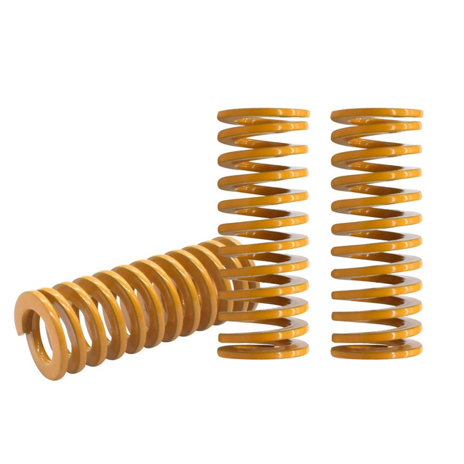Yellow bed springs, 5/10/25mm (4 pcs)