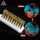 Nozzle cleaning brush, copper