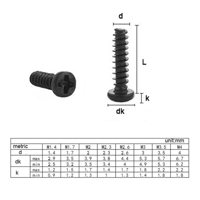 Vijaki M2x10 (20kos)